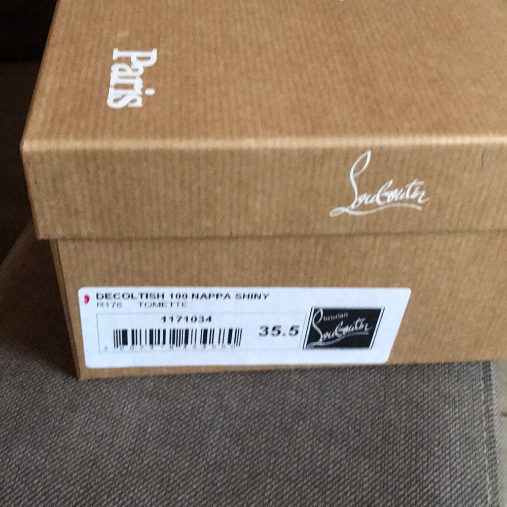 Christian Louboutin Decoltish 100 Nappa Shiny - Picture 3 of 9